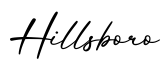 单词Hillsboro书写