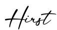 单词Hirst书写