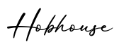 单词Hobhouse书写