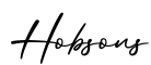 单词Hobsons书写