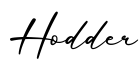 单词Hodder书写