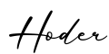 单词Hoder书写