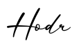 单词Hodr书写