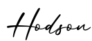 单词Hodson书写