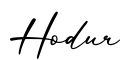 单词Hodur书写