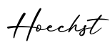 单词Hoechst书写