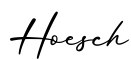 单词Hoesch书写
