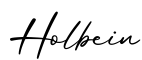 单词Holbein书写