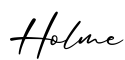 单词Holme书写