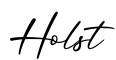 单词Holst书写