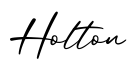 单词Holton书写