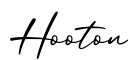 单词Hooton书写