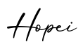 单词Hopei书写