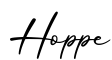 单词Hoppe书写