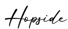 单词Hopside书写