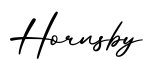 单词Hornsby书写