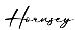单词Hornsey书写