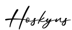 单词Hoskyns书写