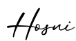 单词Hosni书写