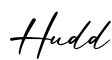 单词Hudd书写