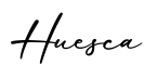 单词Huesca书写