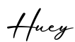单词Huey书写