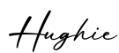 单词Hughie书写