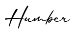 单词Humber书写
