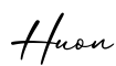 单词Huon书写