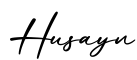 单词Husayn书写