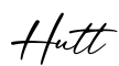 单词Hutt书写