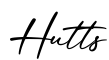 单词Hutts书写