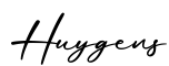 单词Huygens书写