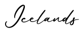 单词Icelands书写