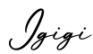 单词Igigi书写