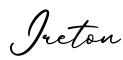 单词Ireton书写