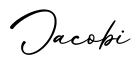 单词Jacobi书写