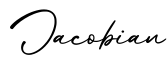 单词Jacobian书写