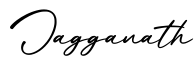 单词Jagganath书写