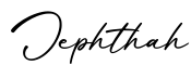 单词Jephthah书写