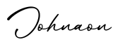 单词Johnaon书写