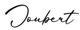 单词Joubert书写