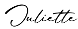 单词Juliette书写