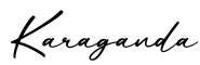单词Karaganda书写
