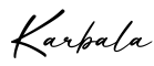 单词Karbala书写