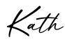 单词Kath书写