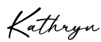 单词Kathryn书写