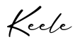 单词Keele书写
