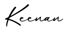 单词Keenan书写