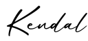 单词Kendal书写